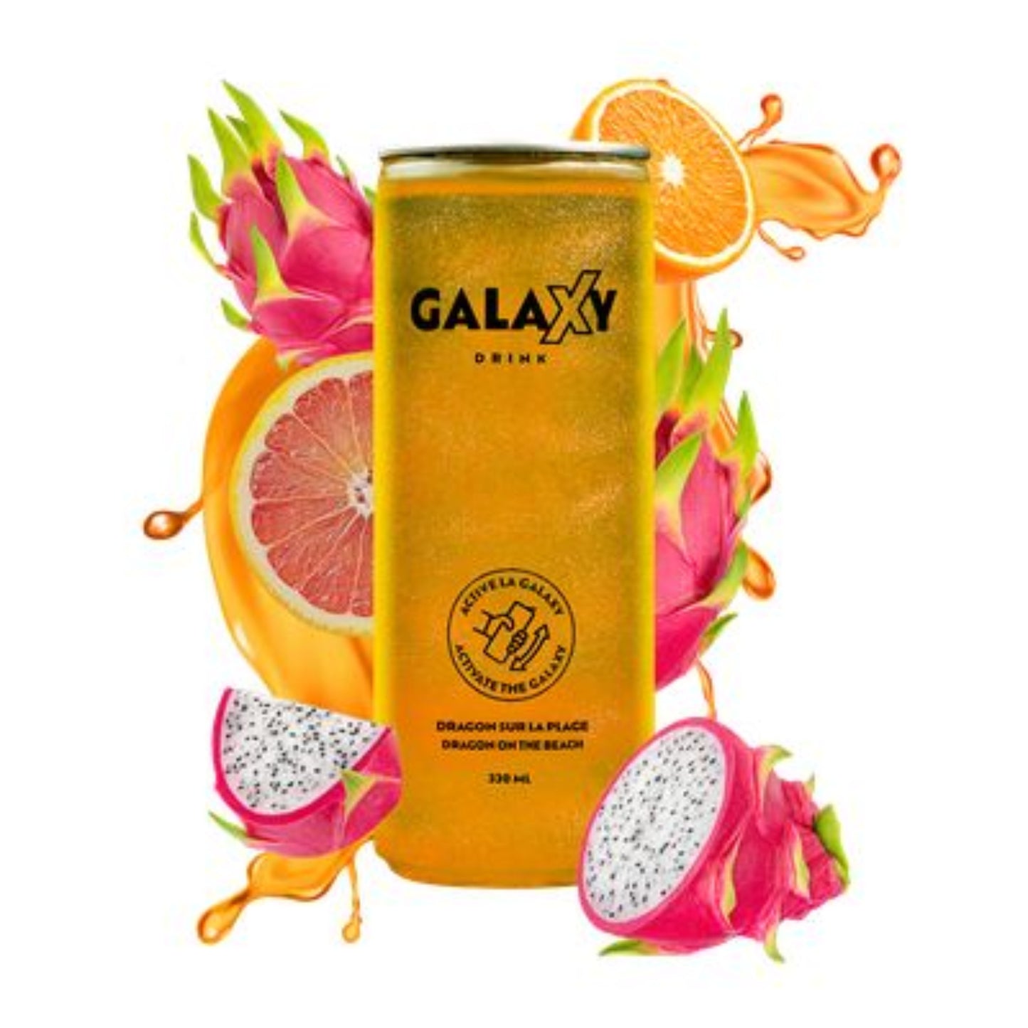 Boisson Galaxy Drink- Dragon sur la plage 330 ml