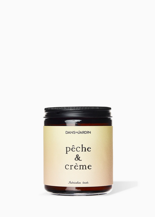 Bougie parfumée Pêche & Crème 175 G