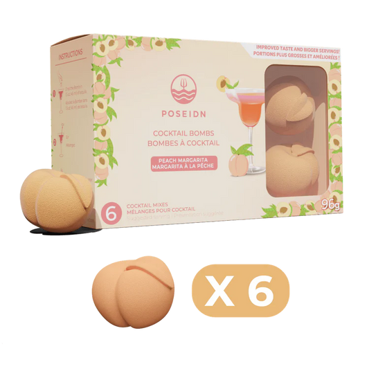 Bombes à Cocktails 3d Margarita À La Pêche (pqt 6)