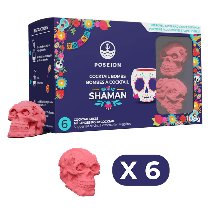 Bombes à Cocktails 3D Shaman (pqt 6)