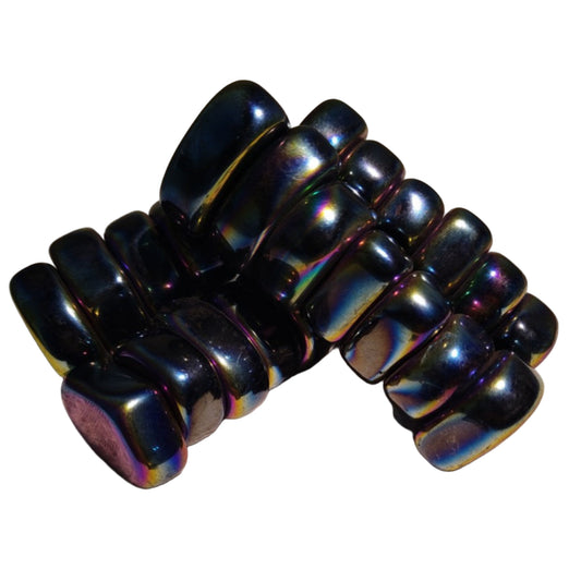 Pierre Barattée Hématite Arc-en-ciel Magnétique