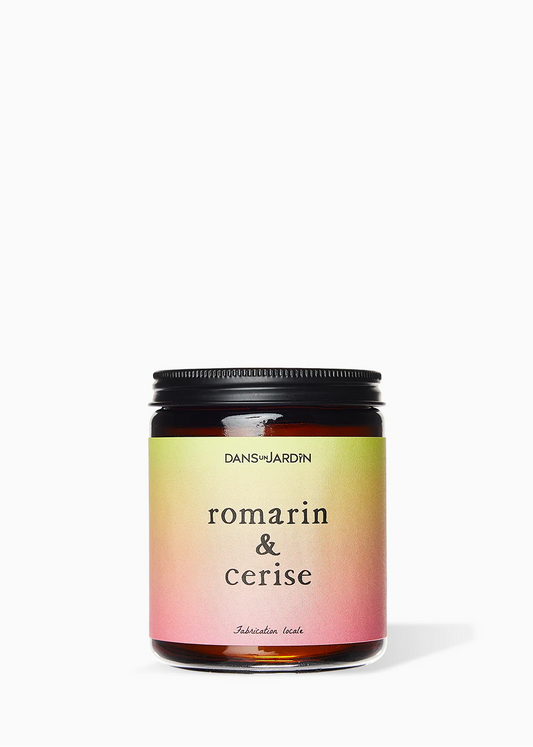 Bougie parfumée Romarin & Cerise 175 G