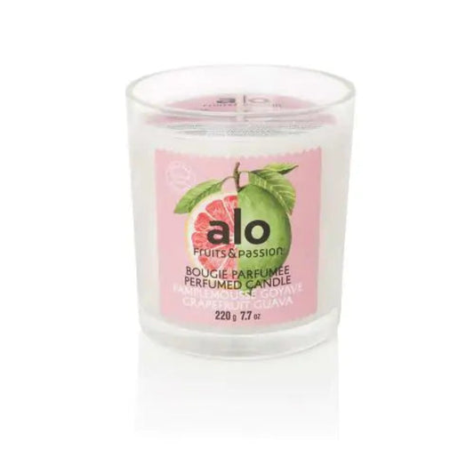 Bougie Parfumée Alo Pamplemousse Goyave 220g