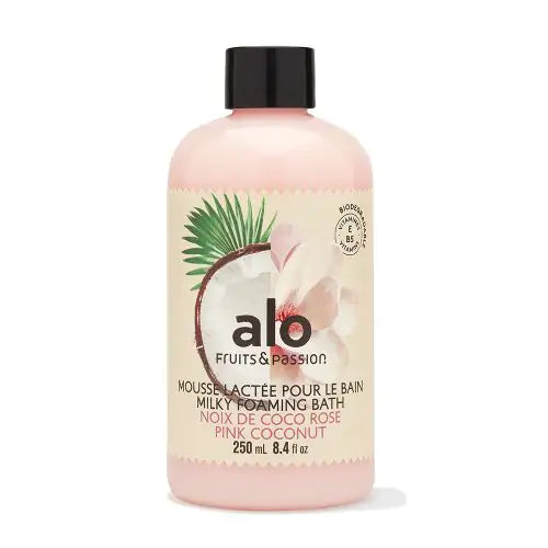 Mousse lactée pour le bain Alo Noix de coco Rose