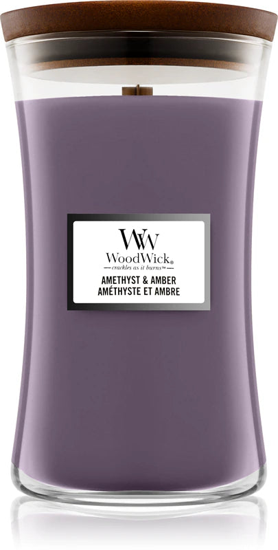 Bougie Large  Amethyst Et Ambre 610 G