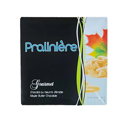 Boite De Chocolat Au Lait Beurre Érable 9 Mcx 90 G