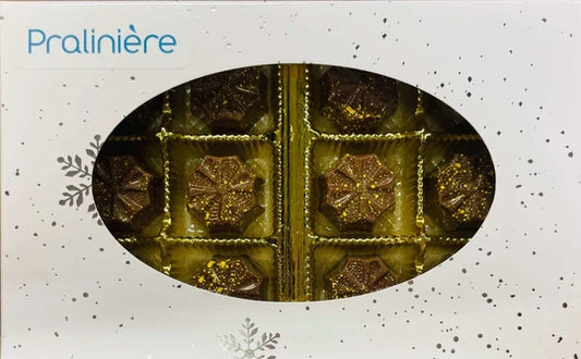 Boite De Chocolat Miel Et Noisettes 12 Mcx 120 G
