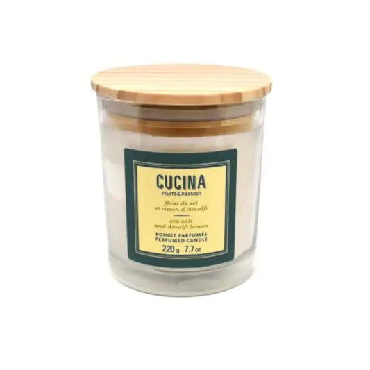Bougie Parfumée Cuccina Fleur de Sel et Citron Amalfi 220g