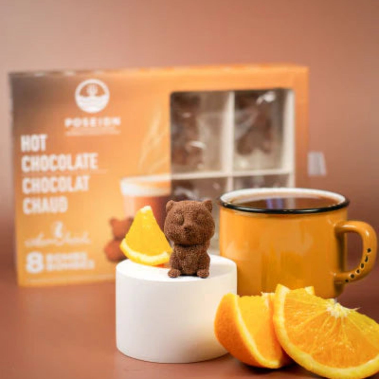 Bombes Chocolat Chaud à l`Orange (pqt 6)