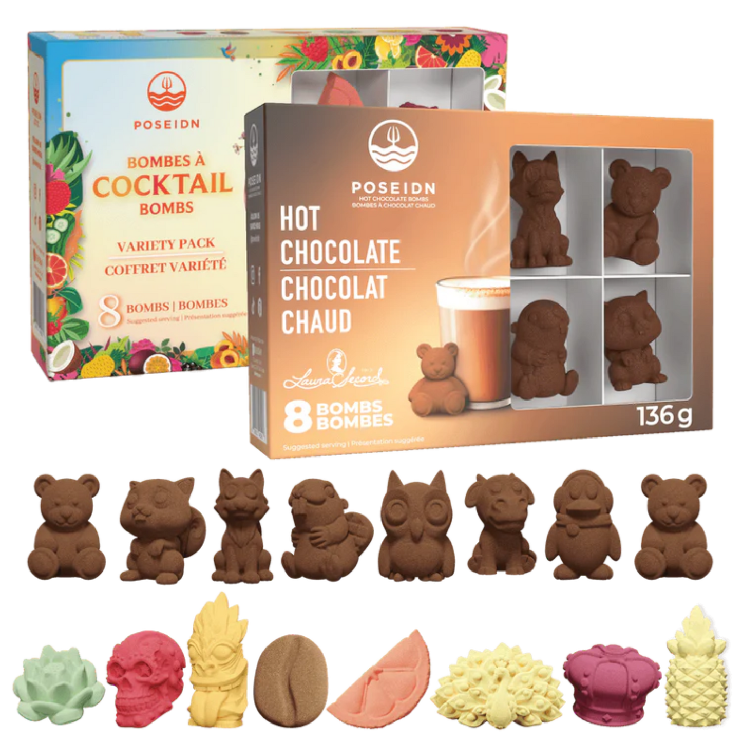 Bombes Chocolat Chaud Caramel (pqt 6)