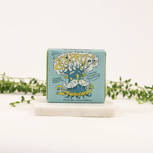 Savon l'Esprit de la Forêt - Laurier Romarin Bergamote 100g