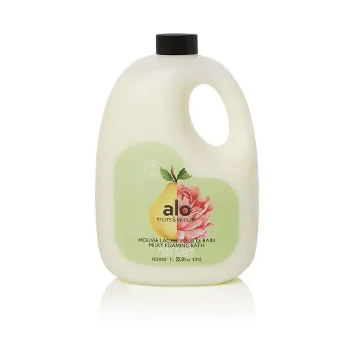 Recharge Mousse Lactée Alo Pour Le Bain 1 L  Poire Pivoine