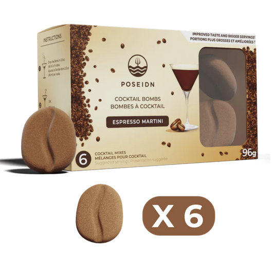 Bombes à Cocktails 3d Espresso Martini (pqt 6)