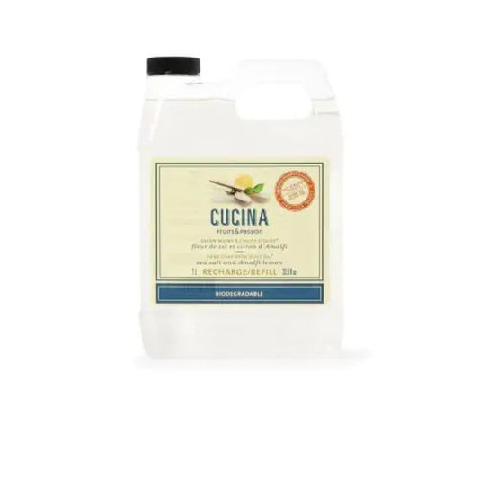 Savon À Mains 1 L Fleur Sel Citron Amalfi (recharge)