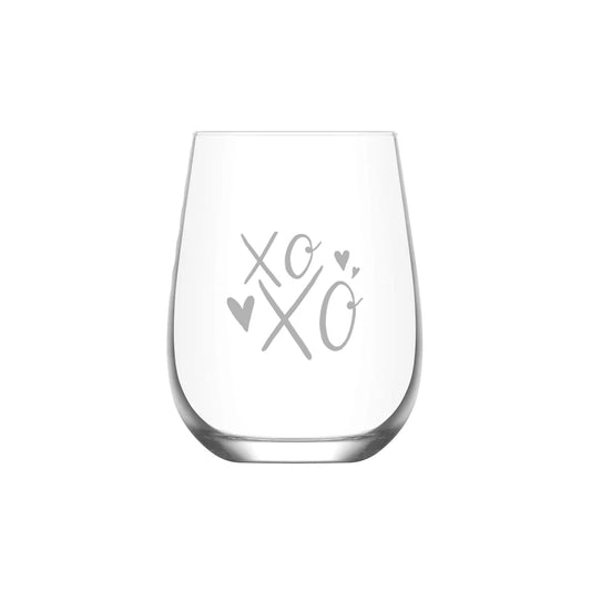 verre gravé ta yeule xoxo