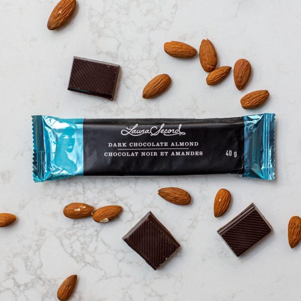 [Laura Secord] Barre Chocolat Noir Et Amandes 40 G