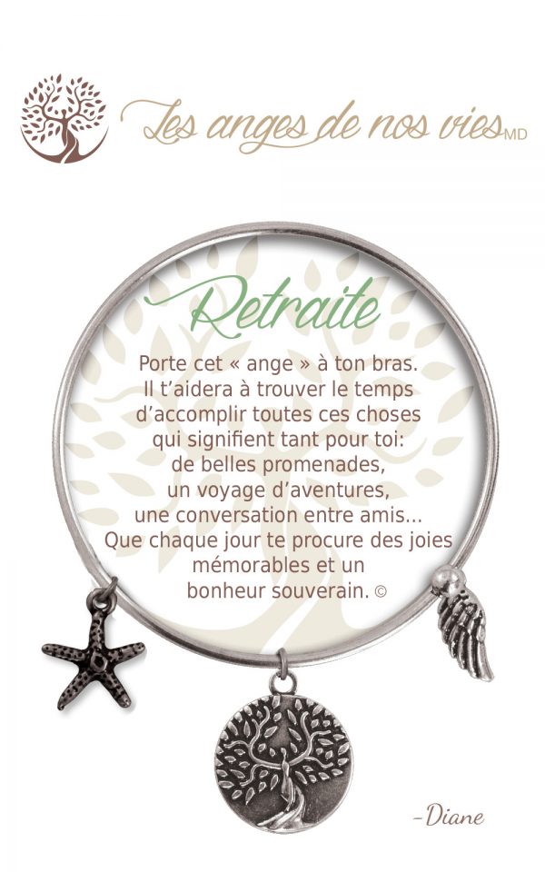 [Clock It To Ya] Bracelet De Charme Retraite Argent