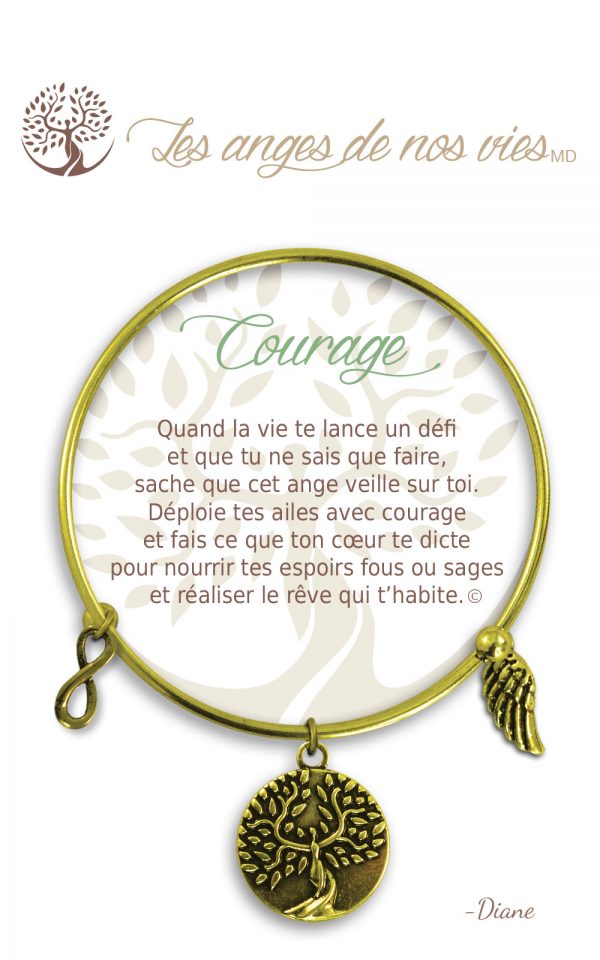 [Clock It To Ya] Bracelet De Charme Courage Or