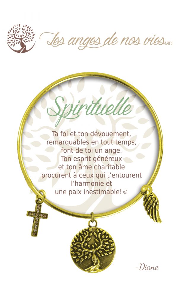 [Clock It To Ya] Bracelet De Charme Spirituelle Or