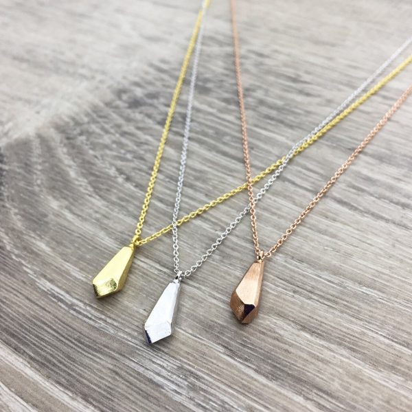 [Fab Bijoux] Collier Faced Bead Or
