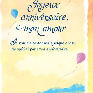 [Incognito] Carte De Souhaits - Joyeux Anniversaire, Mon Amour Frc306