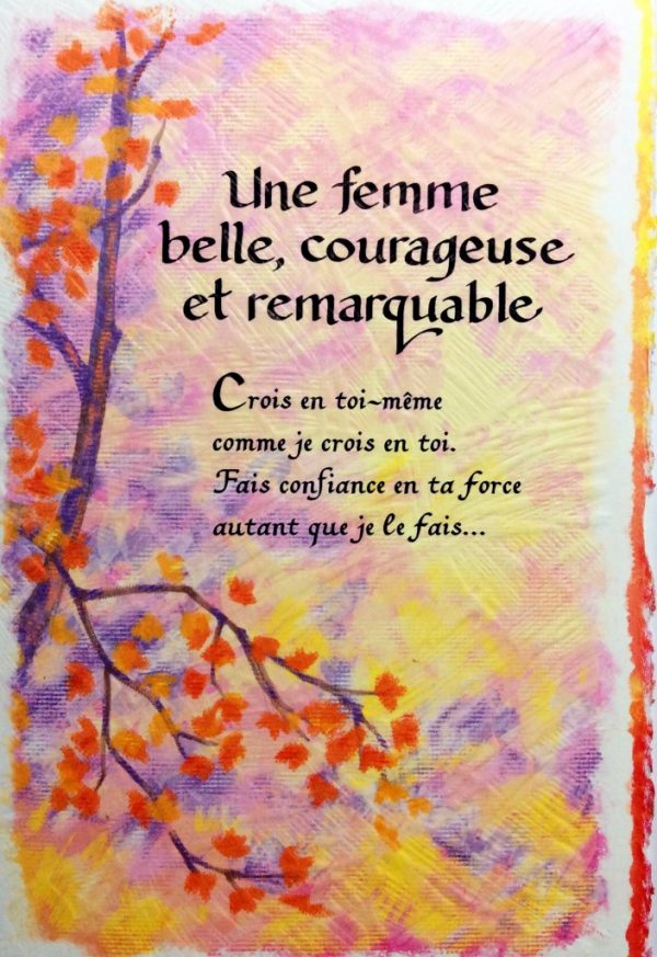 [Incognito] Carte De Souhaits - Une Femme Belle, Courageuse...frc289