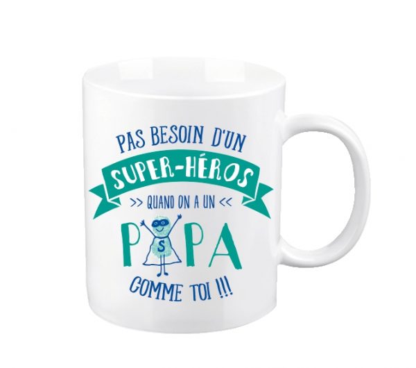 [Incognito] Tasse En Céramique - Pas Besoin D'un Super Héros Quand...