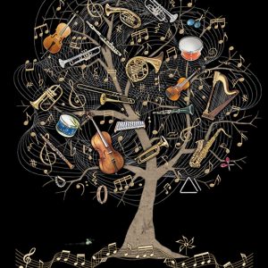 [Incognito] Carte De Souhaits Music Tree M138