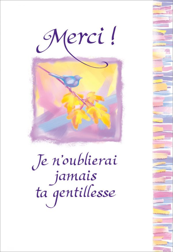 [Incognito] Carte De Souhaits - Merci! Je N'oublierai...frc352