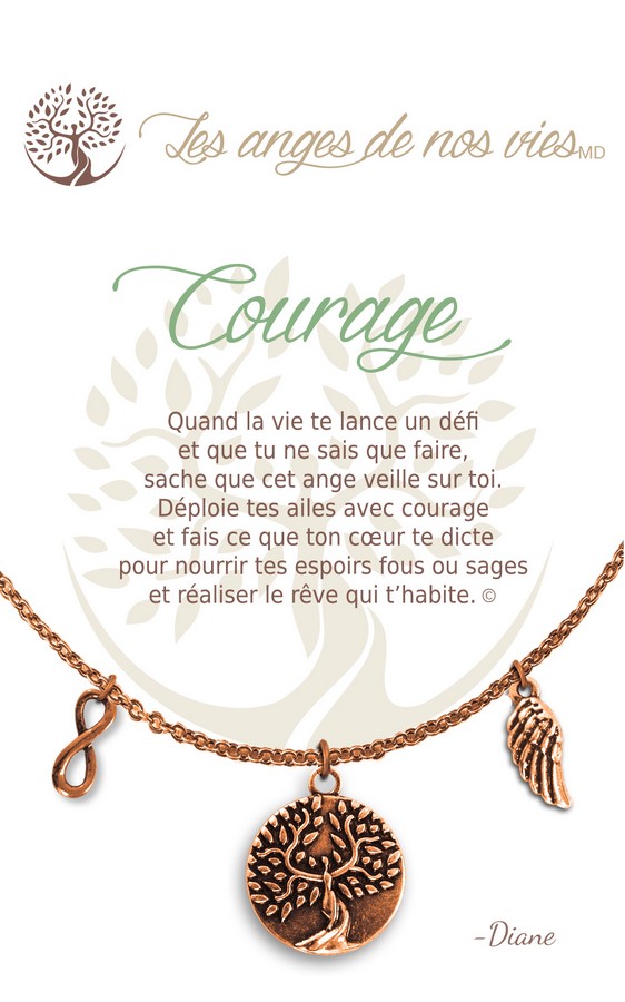 [Clock It To Ya] Collier De Charme - Courage Cuivre