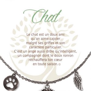 [Clock It To Ya] Collier De Charme - Chat Argent