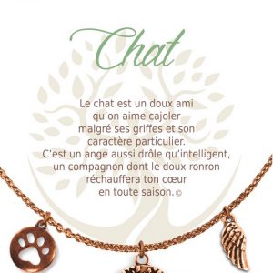 [Clock It To Ya] Collier De Charme - Chat Cuivre