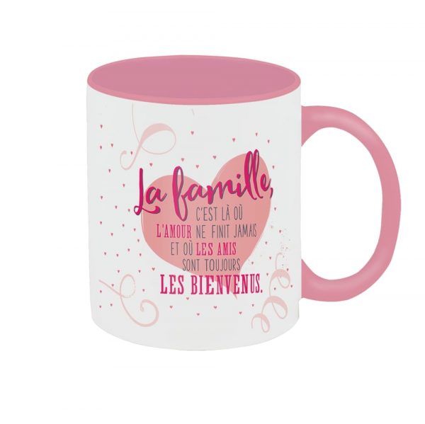 [Incognito] Tasse En Céramique - La Famille C'est Lá Où L'amour Ne...