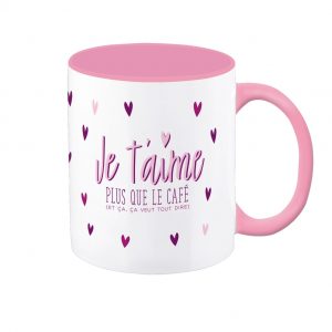 [Incognito] Tasse En Céramique - Je T'aime Plus Que Le Café (et...