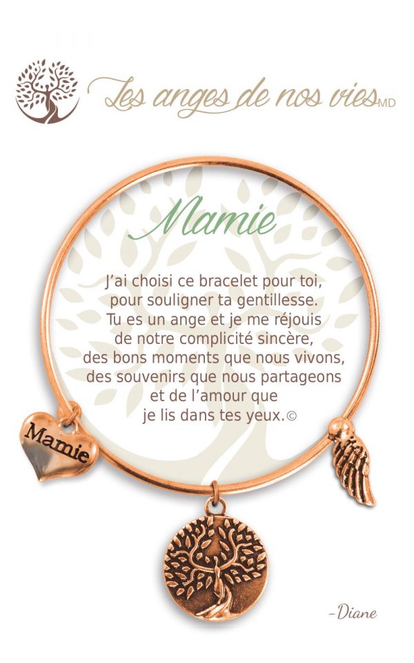 [Clock It To Ya] Bracelet De Charme Mamie Cuivre