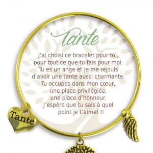 [Clock It To Ya] Bracelet De Charme Tante Or