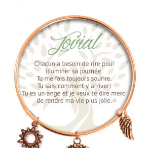 [Clock It To Ya] Bracelet De Charme Jovial Cuivre