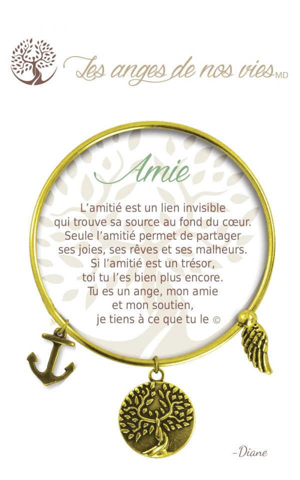 [Clock It To Ya] Bracelet De Charme Amie Or