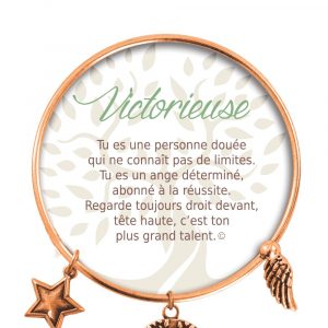 [Clock It To Ya] Bracelet De Charme Victorieuse Cuivre