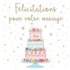 [Incognito] Carte De Souhaits - Félicitation Pour Votre Mariage Lu023f