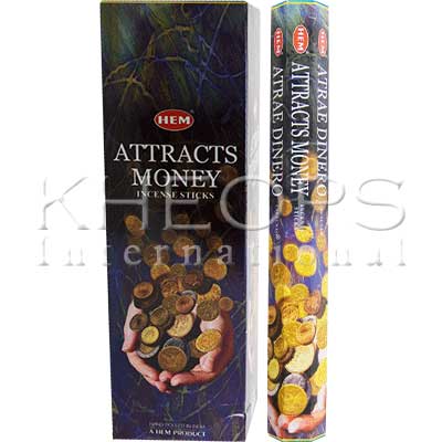 [Khéops] Encens Hexagonal Attracts Money (20 Bâtons)