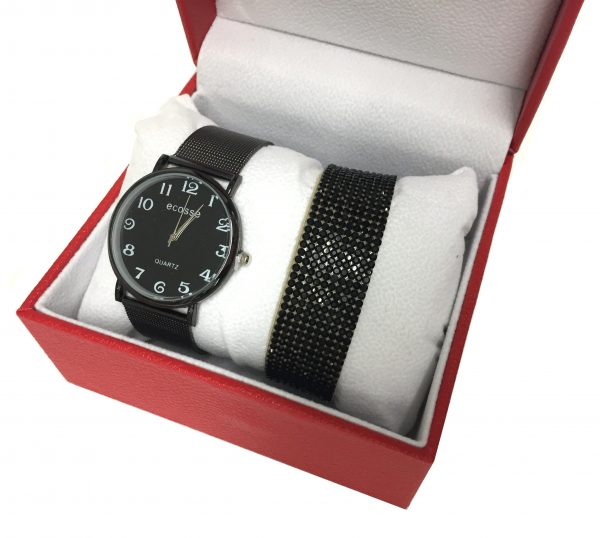 [Clock It To Ya] Ensemble Montre Ecosse Femme Lgs#70