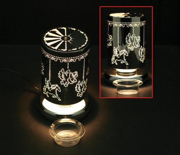 [Ace Annison] Lampe Diffuseur Silver 3 Piglets J1967