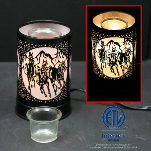 [Ace Annison] Lampe Diffuseur Black Style Horses J2006