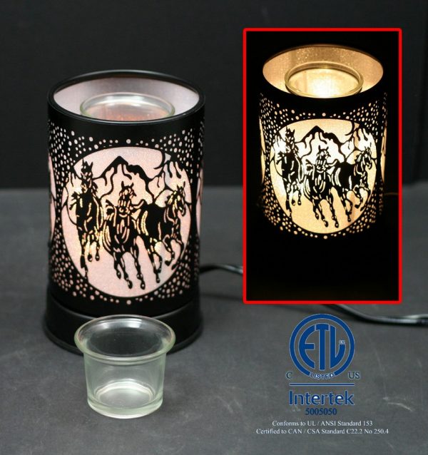 [Ace Annison] Lampe Diffuseur Black Style Horses J2006