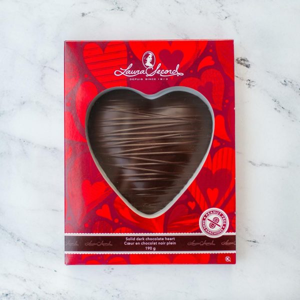 [Laura Secord] Coeur Solide Chocolat Noir 190 G