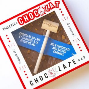 [Juliette & Choco] Grande Tablette Á Casser - Chocolat Au Lait Et Caramel 300 G