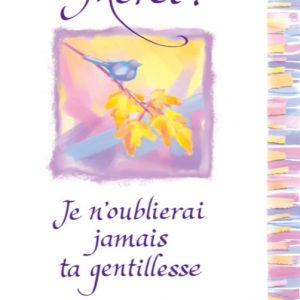 [Incognito] Carte De Souhaits - Merci! Je N'oublierai...frc352