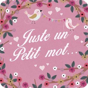 [Incognito] Carte De Souhaits - Juste Un Petit Mots - Fleurs