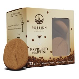 [Poseidn] Mélanges Pour Coktails 3d Espresso Martini 72g (pqt 6)